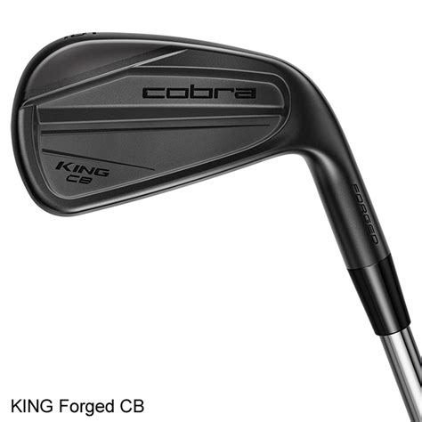 Cobra KING Forged CB MB Black DBM Finish Irons Cobra KING Forged CB