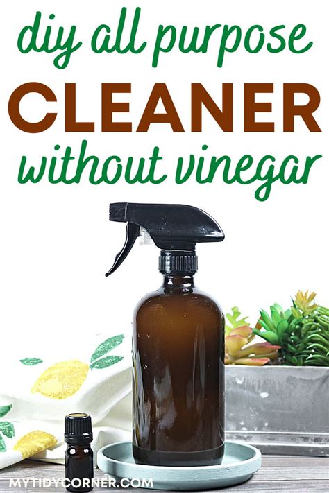 Diy All Purpose Cleaner With Essential Oils And No Vinegar Homemade