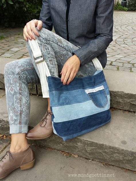 Upcycling Tasche Aus Jeans Handmade Kultur