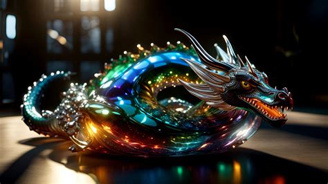 Blown Glass Dragon by LoloTheDabbler on DeviantArt