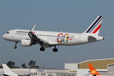 F HEPG Airbus A320 214WL Air France 80 Years Livery Flickr