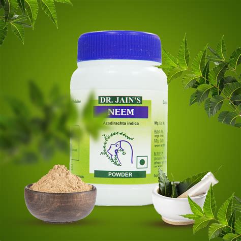 Neem Powder For Healthy Skin Good Strong Hair Organic And Pure