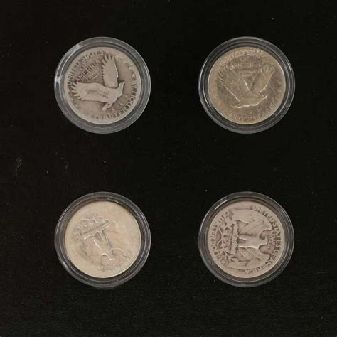 A Century Of Us Silver Quarters Coin Set Ebth