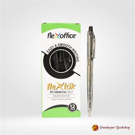 Flextok Retractable Pen FO GELBO36 0 7 Mm 1box Shopee Philippines