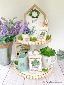 Dollar Tree Farmhouse Tiered Tray Best Dollar Tree Diy Craft Ideas Decor