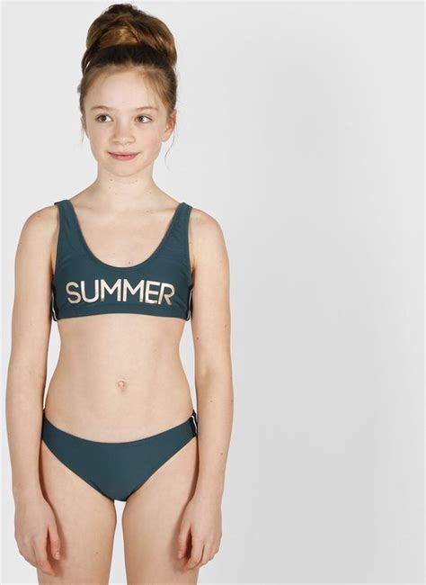 Brunotti Daarani Bikini Meisjes Maat 176 Fuel Green Bol