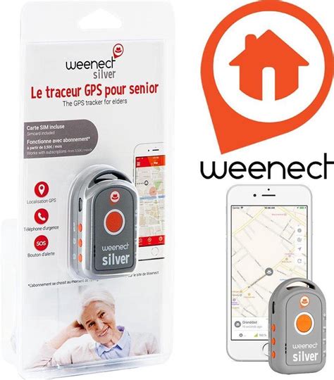 Weenect Silver Gps Tracker Voor Senioren Bol