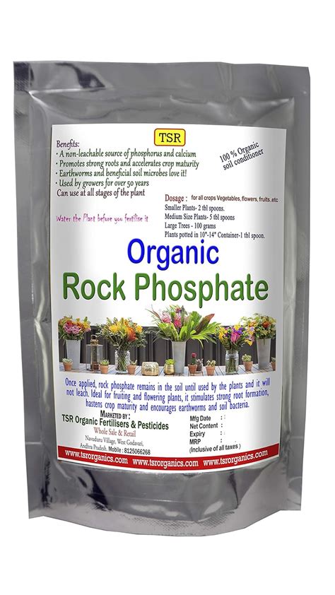 TSR Organic Fertilisers Pesticides All Purpose Rock Phosphate