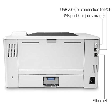 Hp Laserjet Pro M404 N Monochrome Wired Laser Printer With Built In Ethernet White Print Only