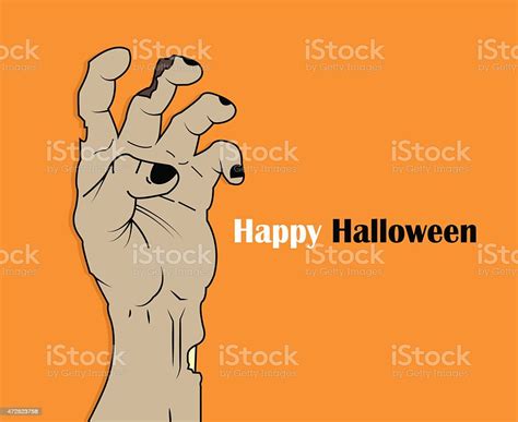 Halloween Icon Zombie Hand Stock Illustration Download Image Now