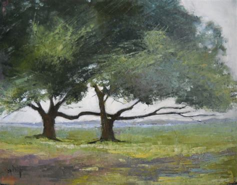 Daily Painters of Florida: Landscape Tree Painting, Palette Knife ...