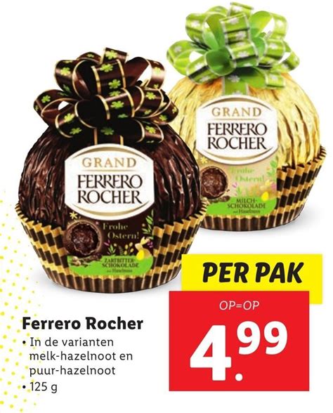 Ferrero Rocher G Aanbieding Bij Lidl