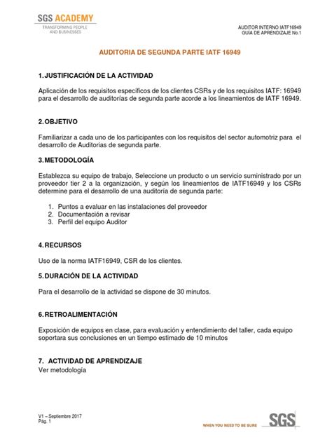 Auditoria De Segunda Parte