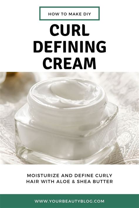 Diy Curl Defining Cream Recipe Moisturize And Define Curls Naturally