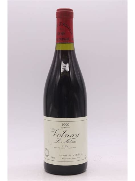 De Montille Volnay 1er Cru Les Mitans 1990