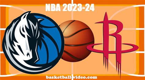 Dallas Mavericks Vs Houston Rockets Dec Nba Full Game Replay