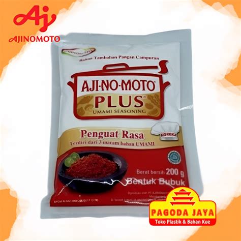 Jual AJINOMOTO PLUS 200 Gram Ajinomoto Plus 200 Gram Kemasan Ekonomis