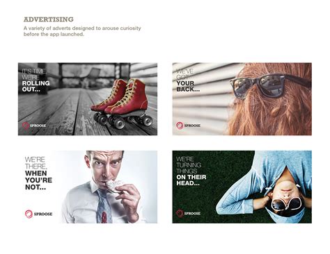 sproose branding app design  behance