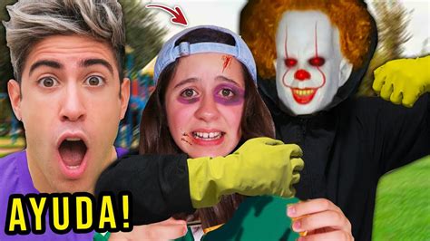 El Payaso Asesino Golpea A La Hermana De Alejo Igoa Youtube