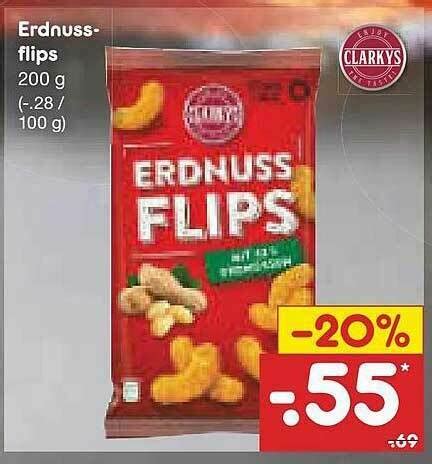 Clarkys Erdnusflips Angebot Bei Netto Marken Discount