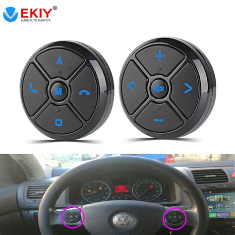 Ekiy Universal Car Steering Wheel Control Key Smart Wireless Remote