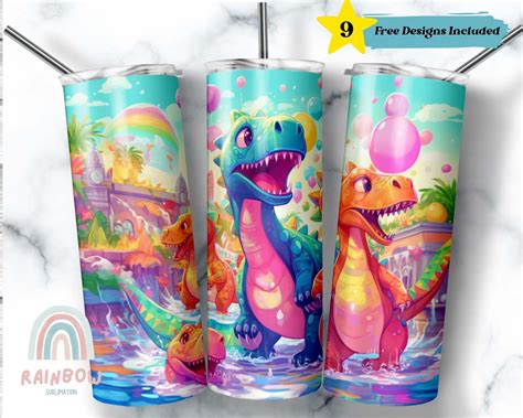 Dinosaurs Tumbler Wrap Dinosaur Tumbler Design Tumbler For Kid