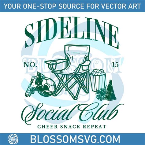 Sideline Social Club Soccer Mom SVG