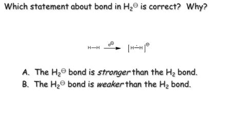 Solved Which statement about bond in H2 is correct? why? | Chegg.com