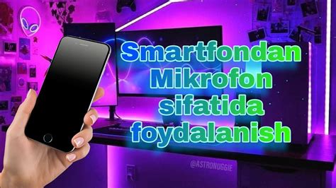 Telefondan Kompyuter Uchun Mikrofon Sifatida Foydalanish YouTube