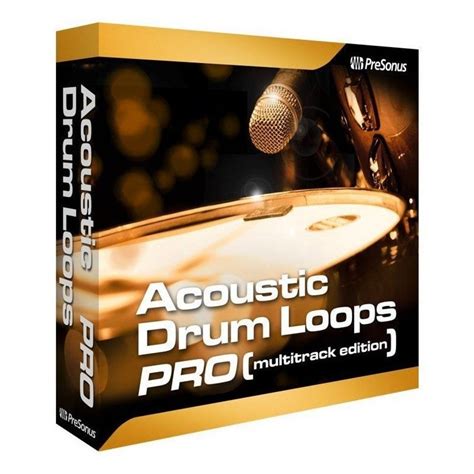 DISC PreSonus Acoustic Drum Loops Multitrack Gear4music