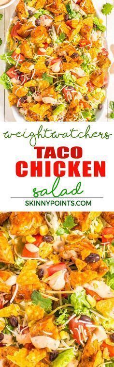 Taco Chicken Salad Recipe With Only 5 Weight Watchers Smart Points