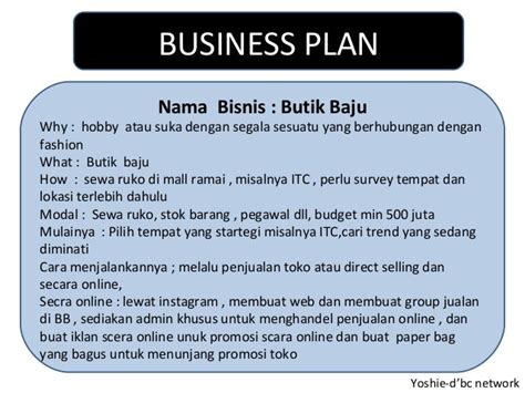 Detail Contoh Ppt Bisnis Plan Koleksi Nomer