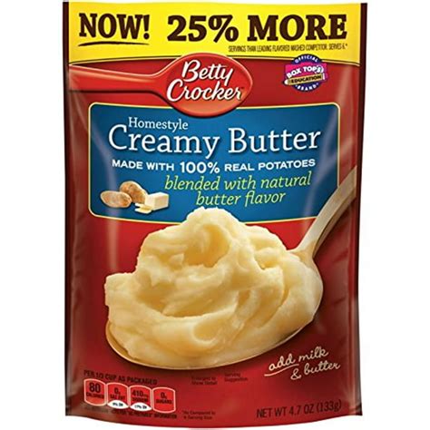 Betty Crocker Homestyle Creamy Butter Mashed Potatoes 47 Oz