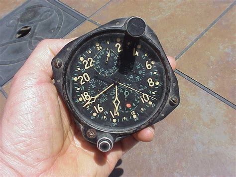 Original Wwii 8 Day Elgin Aircraft Cockpit Clock 1868903450