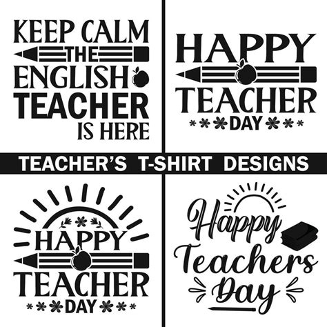 Vector Happy Teacher S Day T Shirt Design 23625671 Vector Art At Vecteezy