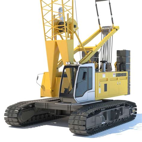 Liebherr Crawler Crane LR 1100 - 3D Model by ArqArt