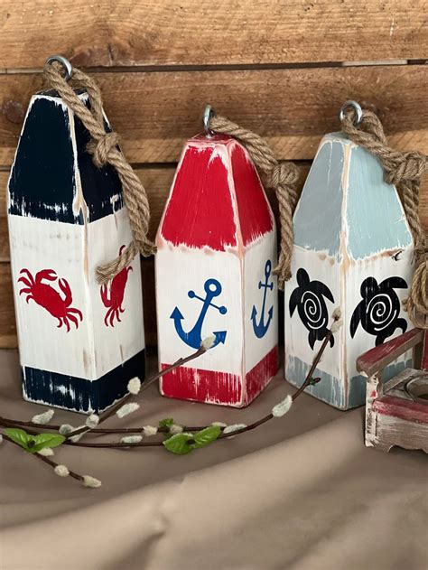 Coastal Decal Buoy Lobster Buoy Nautical D Cor Beach House Etsy Buoy