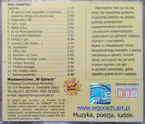 W G Rach Jest Wszystko Co Kocham Cz Iii Cd