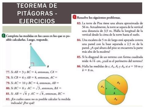 Teorema De Pit Goras Y Razones Trigonom Tricas Explicaci N Ejemplos Y