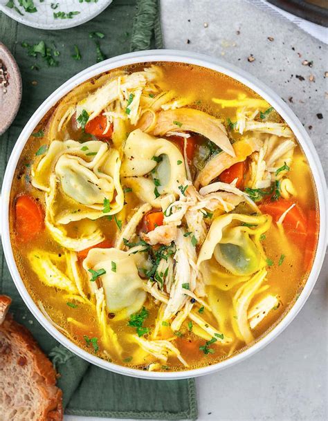 Chicken Tortellini Soup - Chefjar