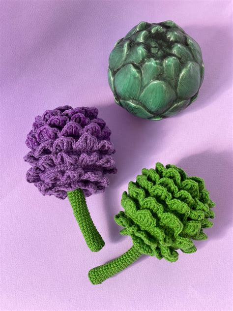 Artichoke Crochet Pattern Vegetables Crochet Pattern Etsy