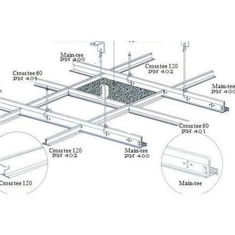 Jual Cross Tee Cm Rangka Plafon Gypsum Akustik Shopee Indonesia