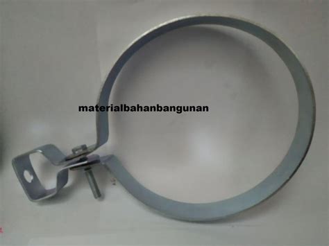 Jual Klem Gantung Pipa Inch Besi Polos Hanger Clam Kelem Pengencang