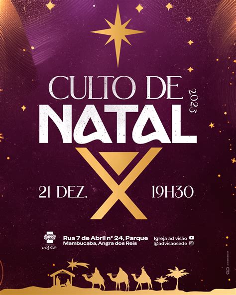 Culto De Natal Church Flyer Behance