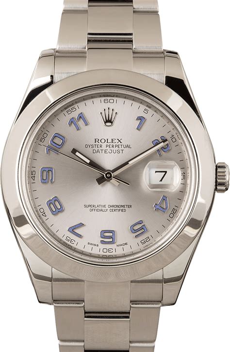 Buy Used Rolex Datejust II 116300 Bob S Watches Sku 145164 X