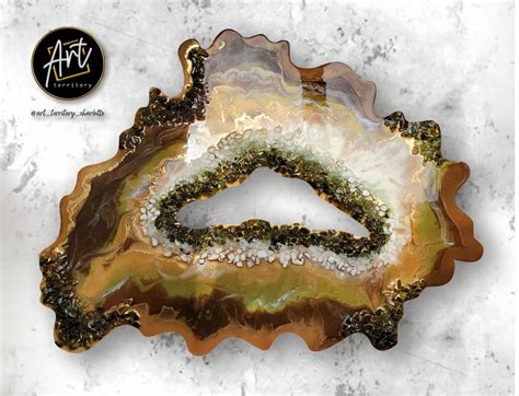 Epoxy Resin Art, Custom Resin Geode - Etsy