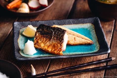 Grilled Mackerel Saba Shioyaki Recipe Grilled Mackerel