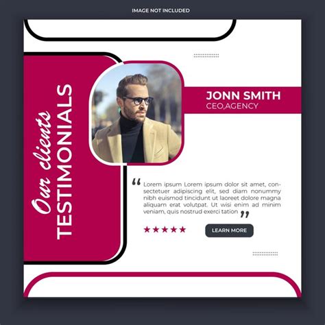 Premium Vector Customer Feedback Testimonial Review Template With