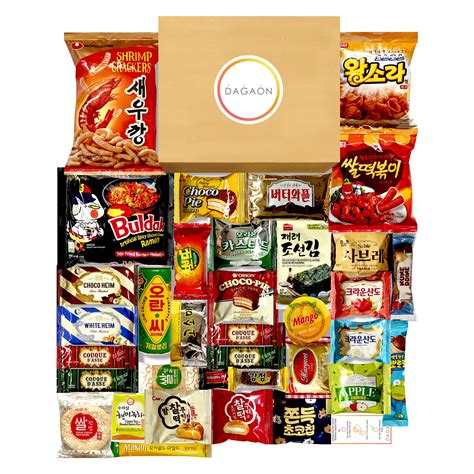 Buy Dagaon Finest Korean Snack Box Count Variety Snacks Including