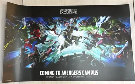 Disney D23 Expo 2022 Exclusive Marvel Avengers Campus Dca California